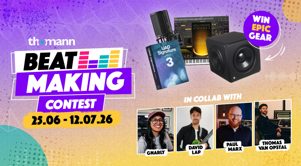 Thomann Beatmaking Contest 2026: Build Your Beat from Exclusive Samples Straight Out of Treppendorf
