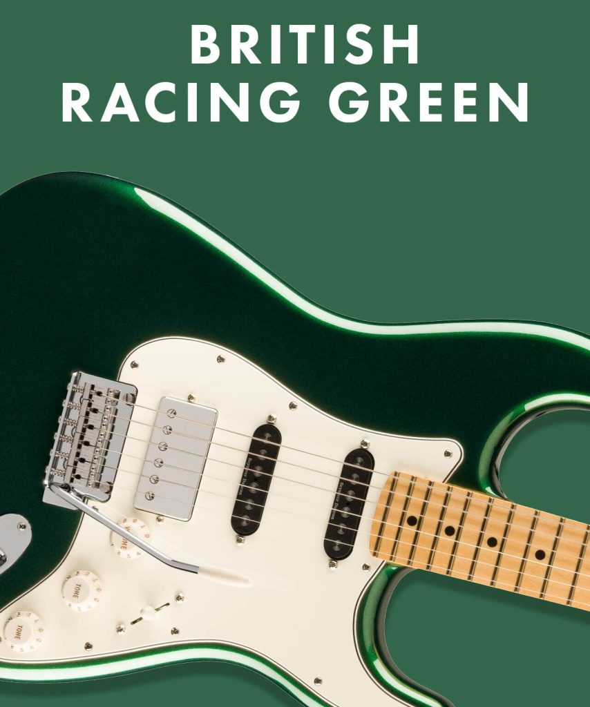 Fender British Racing Green Limited Edition Player models