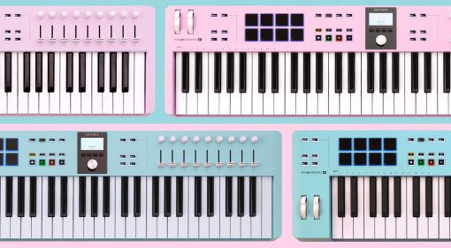 Arturia KeyLab Essential mk3 Rose Quartz & Aquamarine