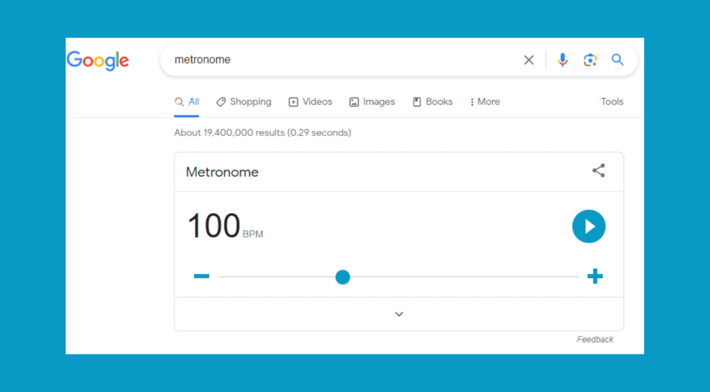 Why the Metronome is Important Practising to a click