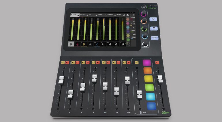 Mackie Rear Introducing the Mackie DLZ digital mixer for content creators