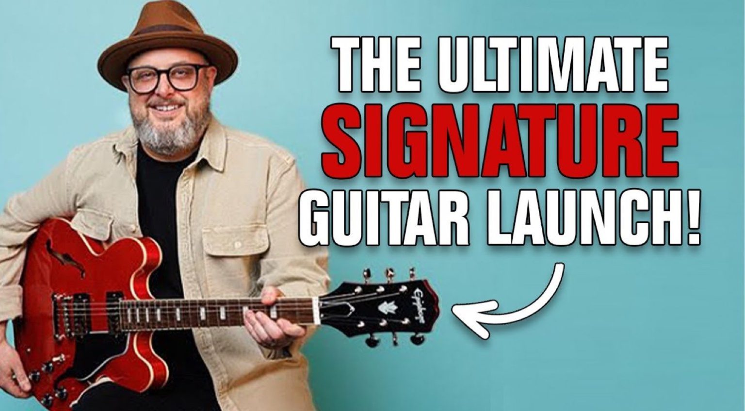 Epiphone Marty Schwartz ES335 for online guitar educator