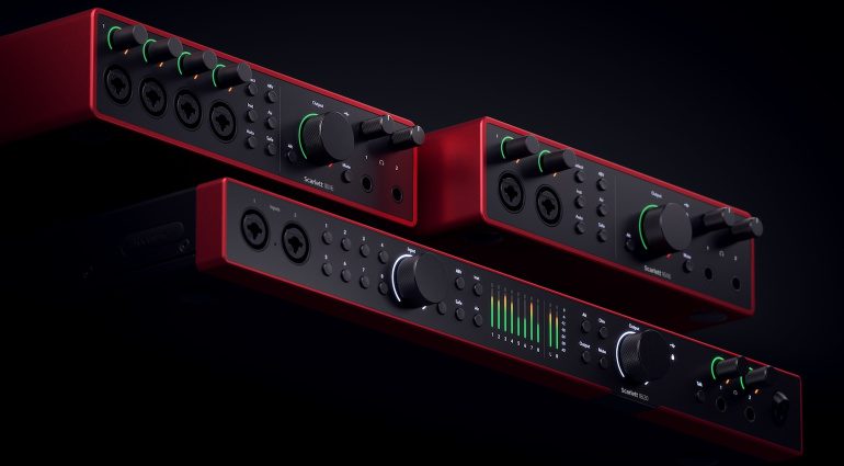 3 New Models Added to the Focusrite Scarlett 4th Gen Range