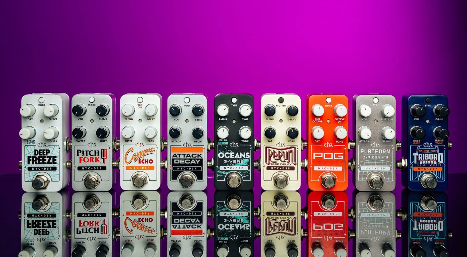 ElectroHarmonix NYC DSP Series pedals unveiled