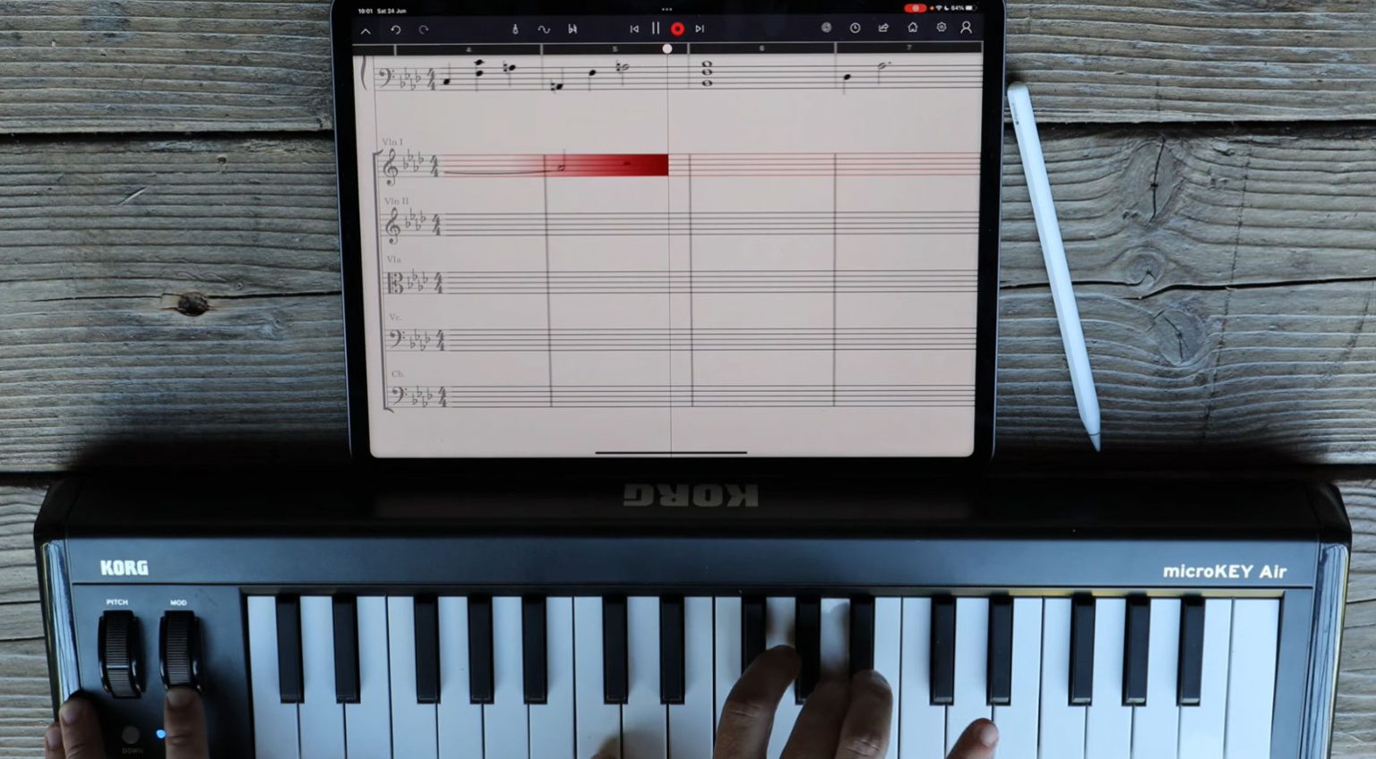 StaffPad Piano Capture Uses AI to translate performances in notes