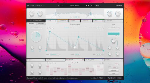 Creative effects processing with Arturia Efx Motions