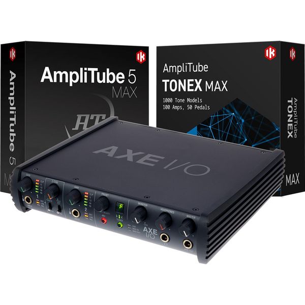 IK Multimedia AXE I:O+AmpliTube5+Tonex MAX