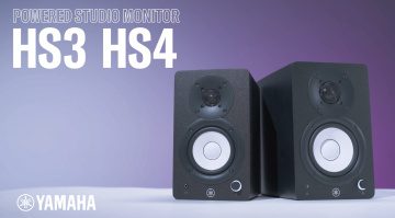 Meet the Yamaha HS3 and HS4 Compact Studio Monitors