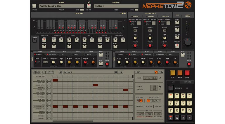 Nepheton 2 MIDI Mapping and Trigger Outputs