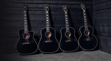 Gibson Custom Ebony - Les Paul Custom inspired acoustics