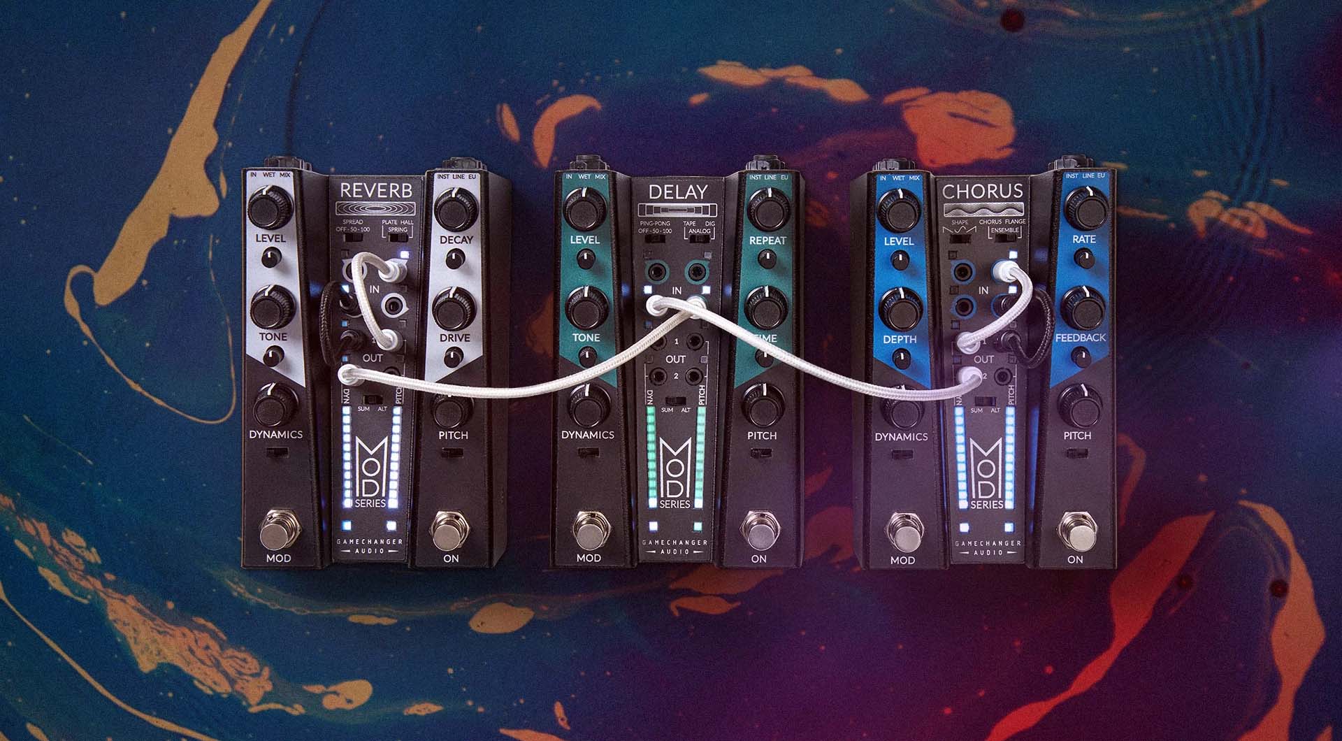 Gamechanger MOD Series: Patchable Pedals for Modular Footwork - gearnews.com