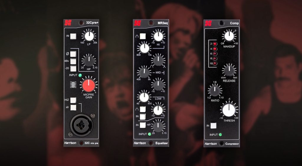 Meet the new Harrison 32Cpre+, MR3eq, and Comp.