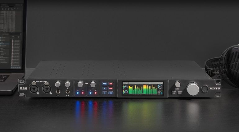 Say hello to the redesigned MOTU 828 audio interface