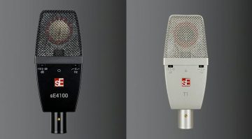 sE Electronics sE4100 and T1 condenser microphones announced