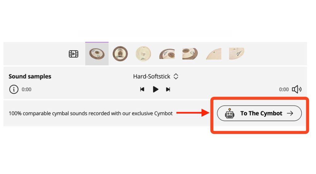 Look for this symbol on a cymbal's product page 
