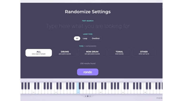 Rando by MonkeyC: The Sampler That Uses Your Entire Library! - gearnews.com