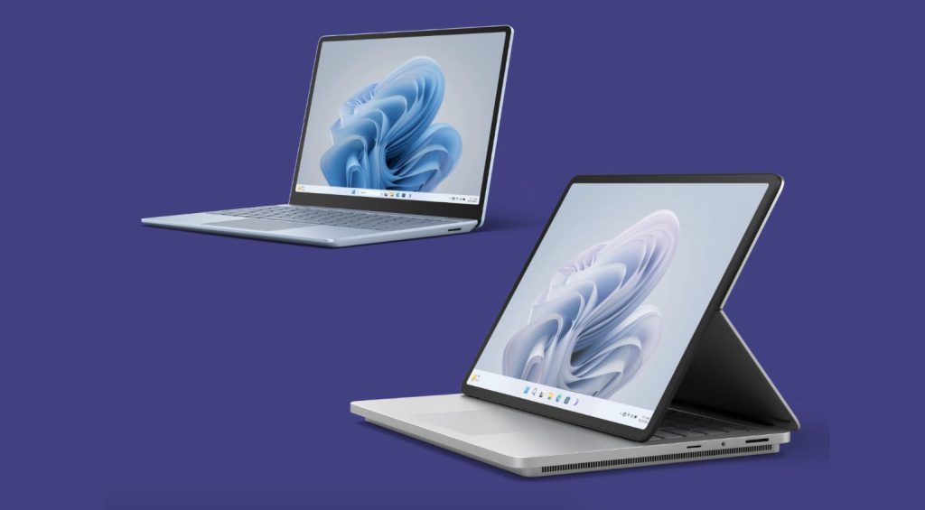 Two new laptops from the Microsoft Surface line in 2023