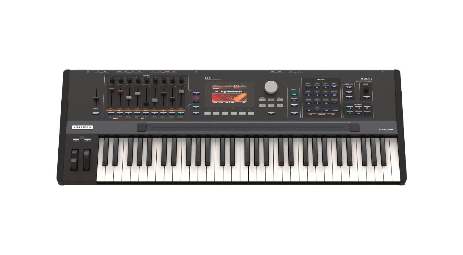 Kurzweil K2061 61-key V.A.S.T. Synthesizer Workstation