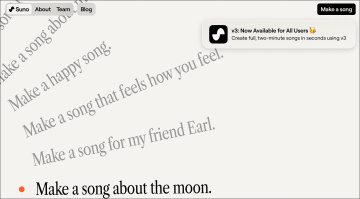 Suno AI writes complete songs with lyrics from simple text prompts