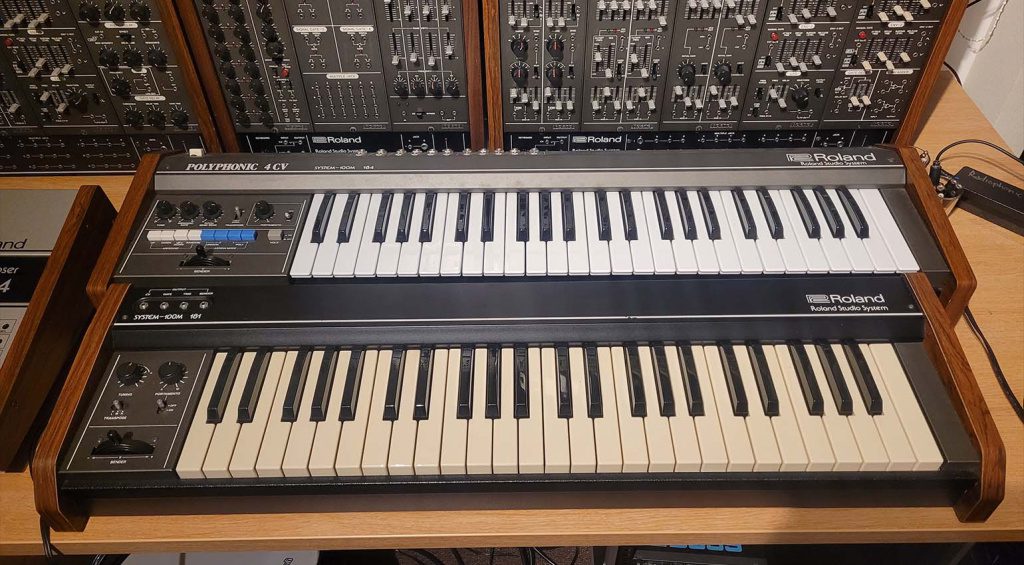 Roland System-100M keyboards