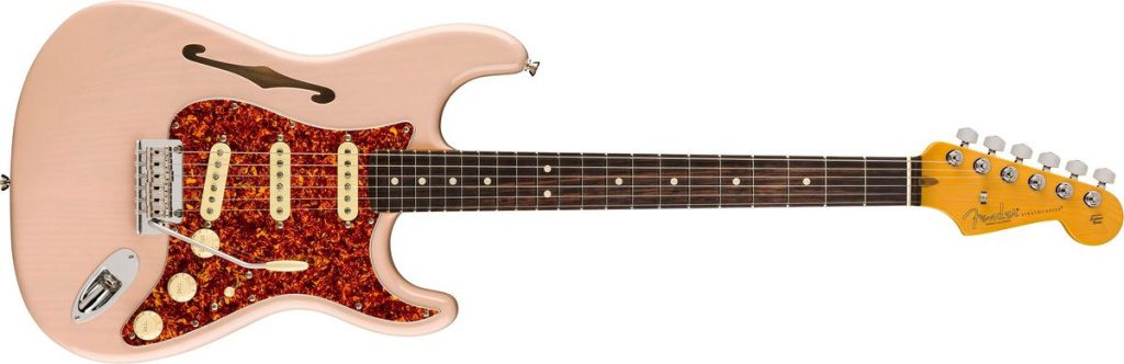 Limited Edition American Professional II Stratocaster Thinline Shell Pink