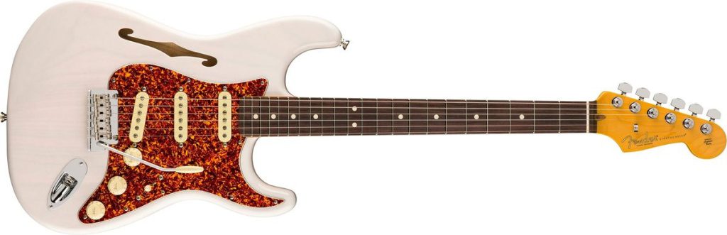 Limited Edition American Professional II Stratocaster Thinline White Blonde