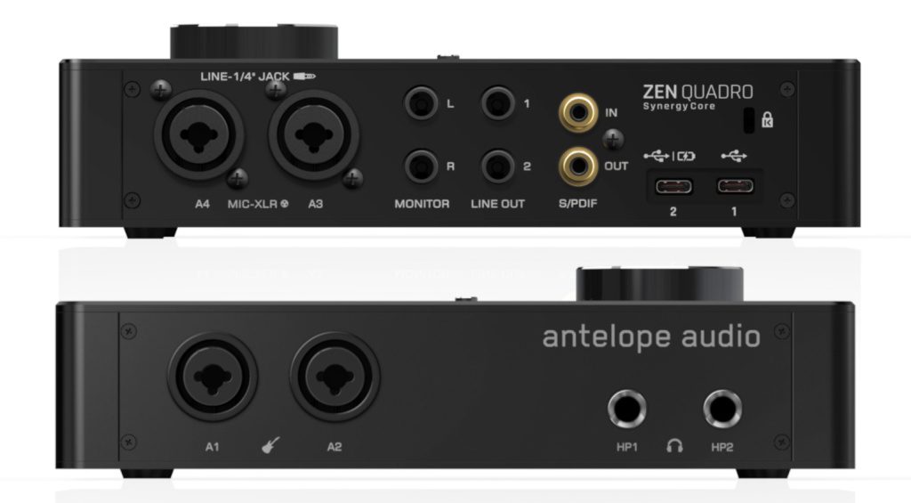 Antelope Audio Zen Quadro Synergy Core Connectivity