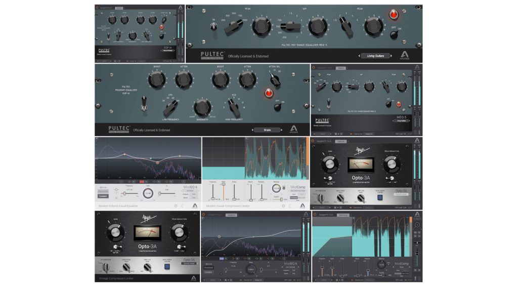 The plug-ins for free from Apogee