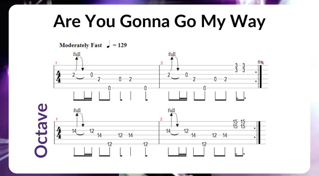 Lenny Kravitz Intermediate Guitar Riff 