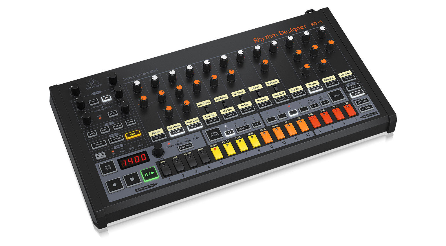 Behringer Rhythm Designer RD-8 Mk2 Analog Drum Machine