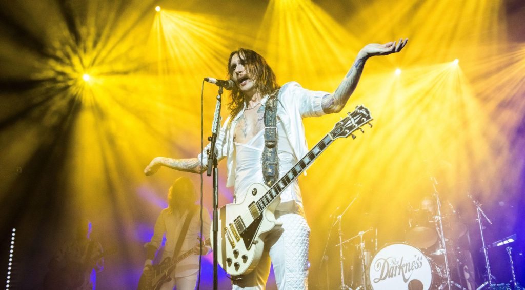 Les Paul - also the all-purpose weapon for Justin Hawkins