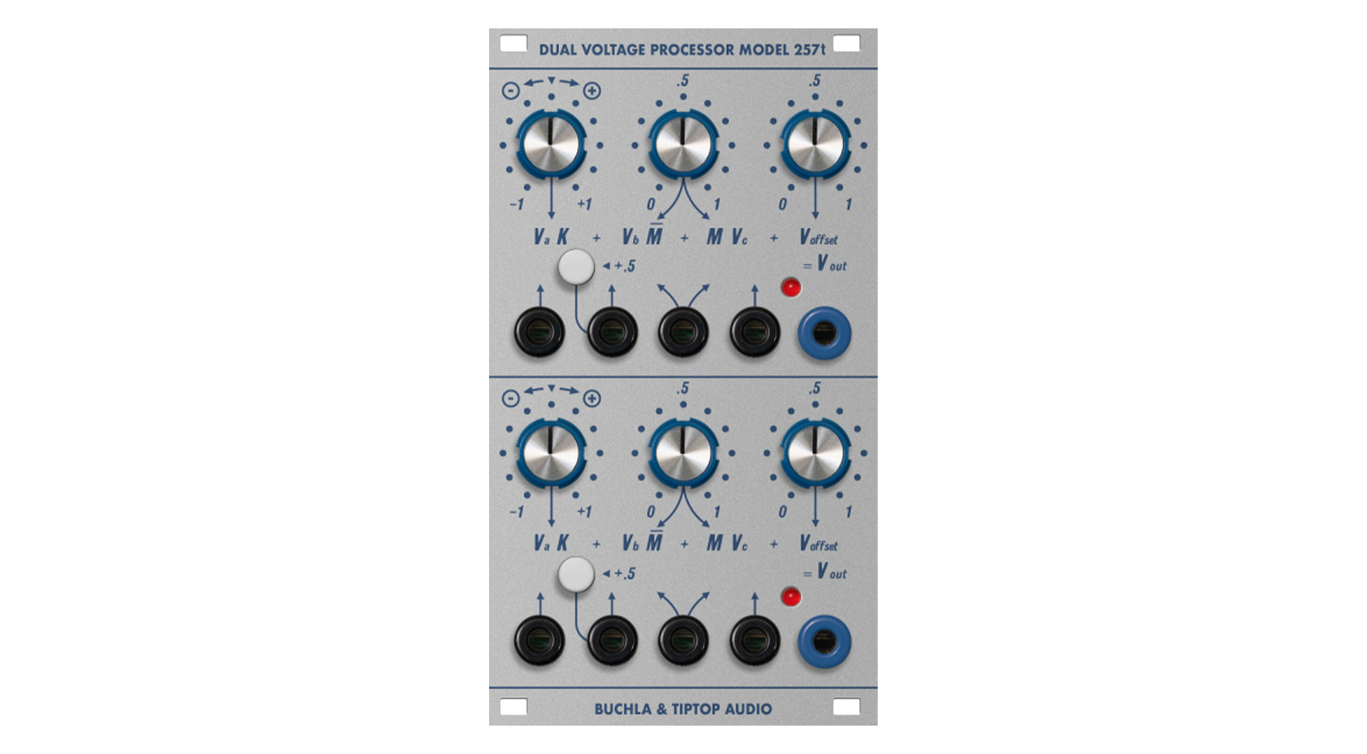 Tiptop Audio Buchla 257t Dual Control Voltage Processor Eurorack Module