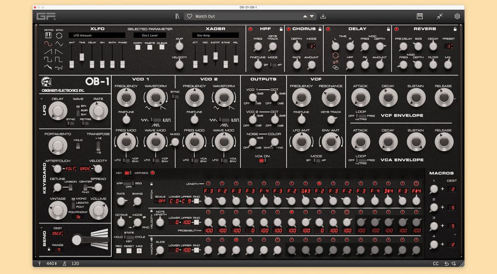 Oberheim OB-1 from GForce Software