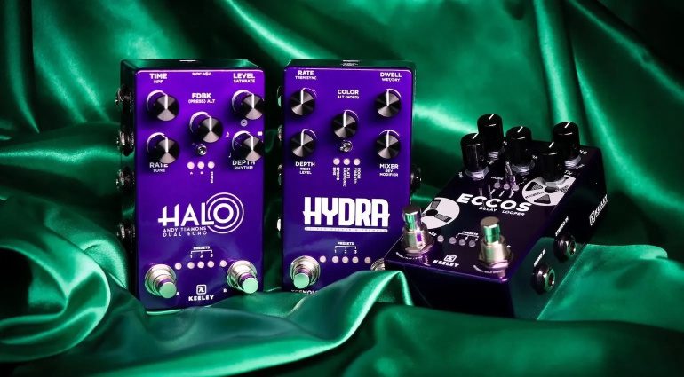 Keeley Halo, Hydra & Eccos 2k24 Purple Limited Editions