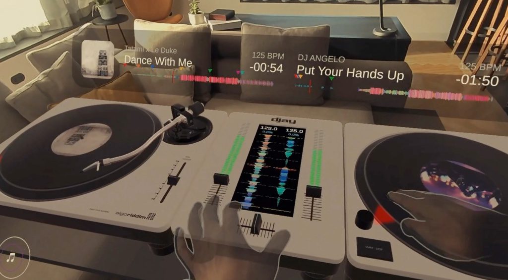 Virtual reality for DJs