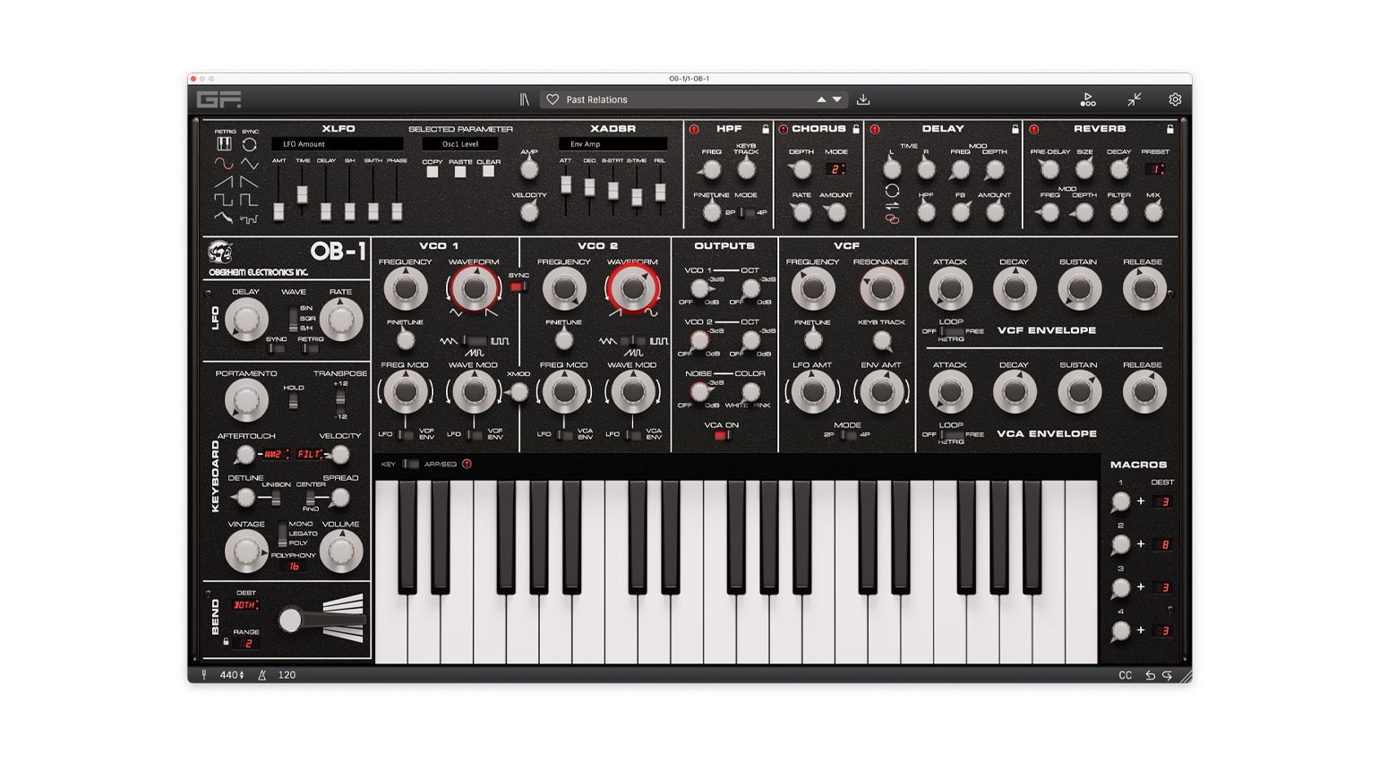 GForce Synthesizer Emulations