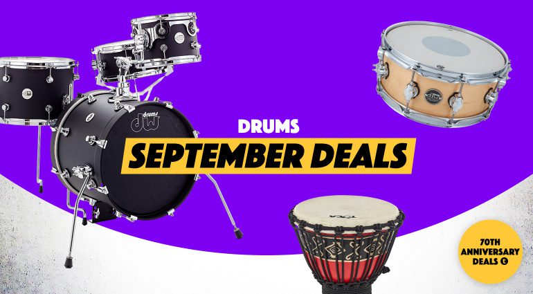 Drum & e-Drum Deals: Thomann’s 70th Anniversary in September 2024!