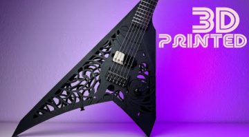 Guitar Gear Gems: Impossible Geometry 3-D Printed Guitar