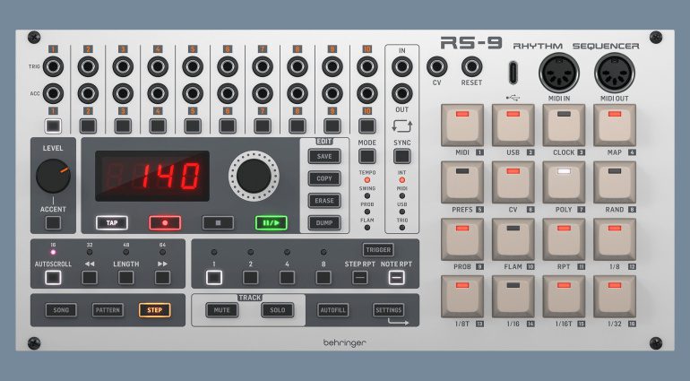 The Behringer RS-9 Eurorack Drum Sequencer is finally available!