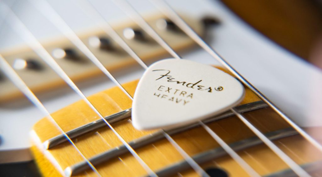 La mejor púa de guitarra: un modelo Fender