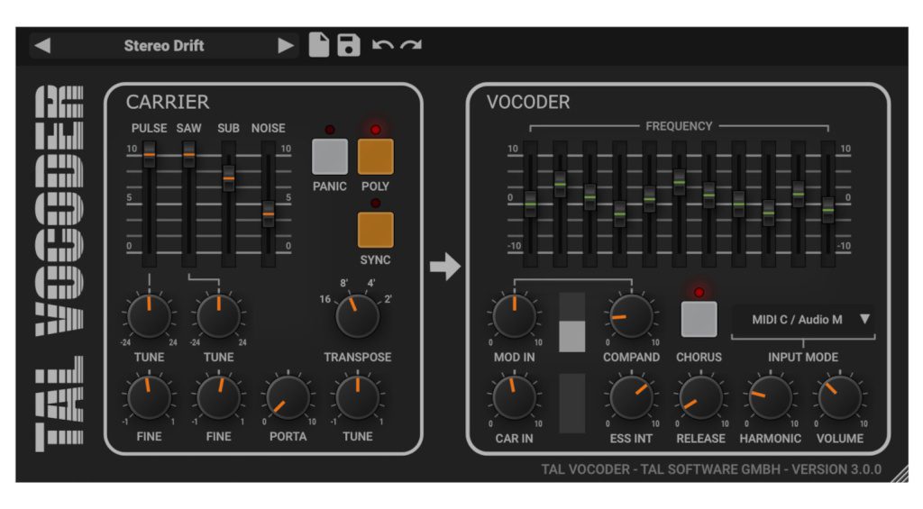 Best Vocoder Plugins: TAL Vocoder