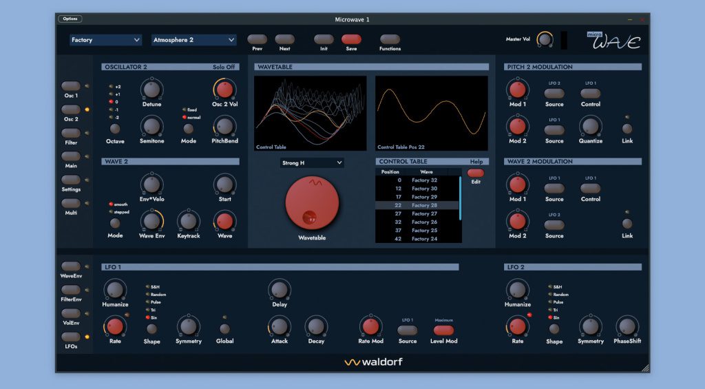 Waldorf Microwave 1 oscillator 2