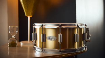 DrumCraft Bell Brass Snare: Massive tone, satin chrome looks