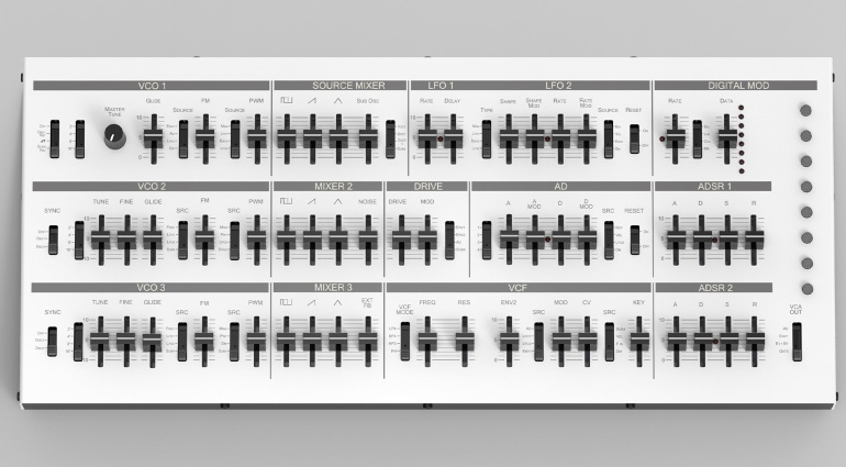 Michigan Synth Works MSW-830: A Roland-style mono with 3 oscillators?!