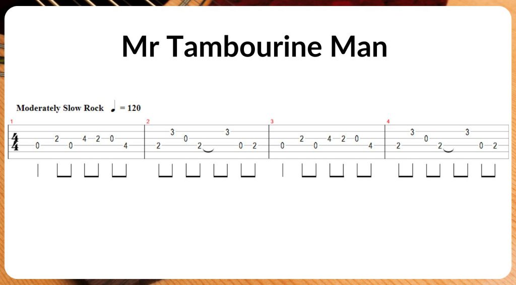 Mr Tambourine Man TAB