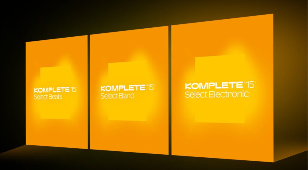 The three new Komplete Select bundles