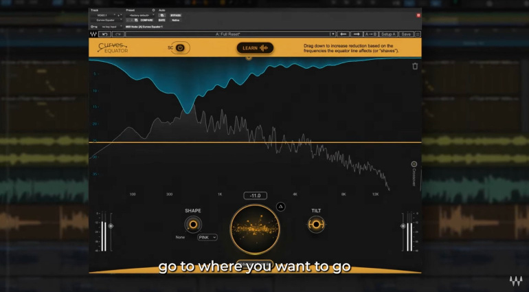 Curves does it for you - Waves promises: no more manual EQing!