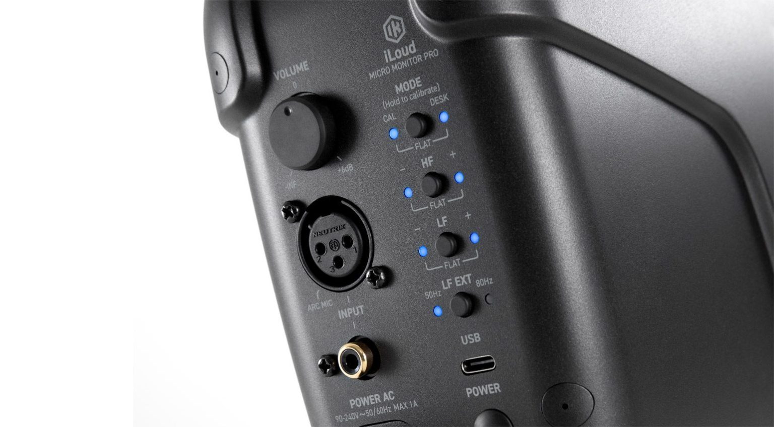 MyVolts Chargeur 24V Compatible IK Multimedia ILoud Micro Monitor - Avec Rallonge Et Interrupteur, Prise Française