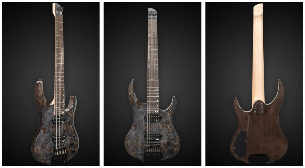 Legator Ghost G7SS: one of tje seven-string headless guitars