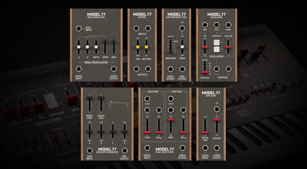 Softube Model 77 Dual Layer Synth Modular